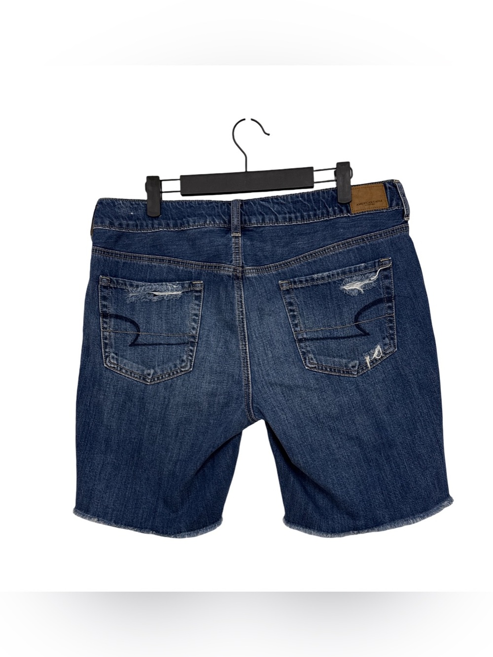 American Eagle Outfitters Distressed Bermuda Jean Shorts 10 - Picture 2 of 8